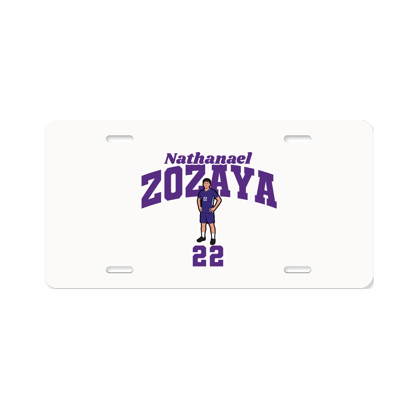 License Plate — Signature Arch in Classic