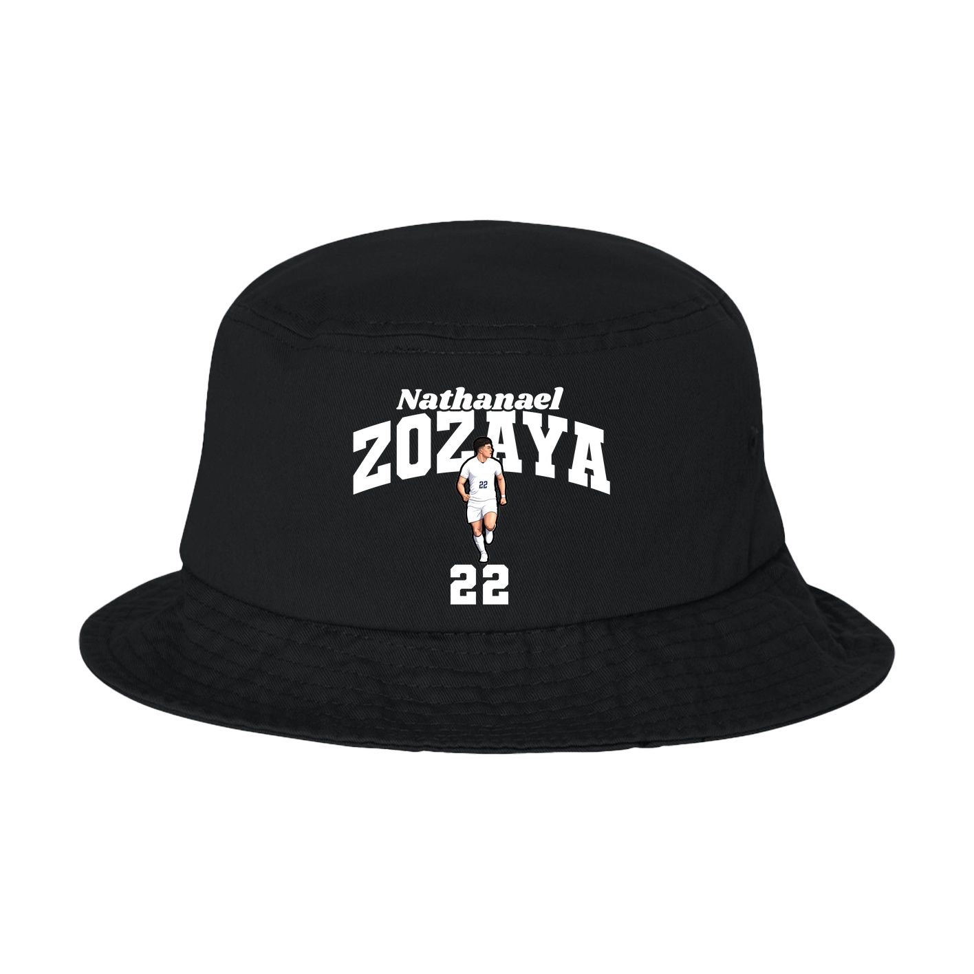 Bucket Cap — Signature Arch in Black