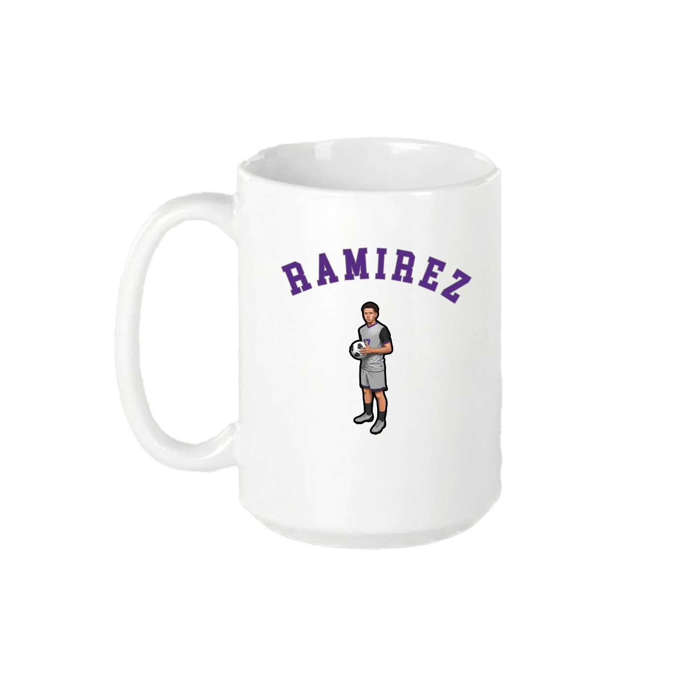 15oz Coffee Mug — Shirsey Arch in White