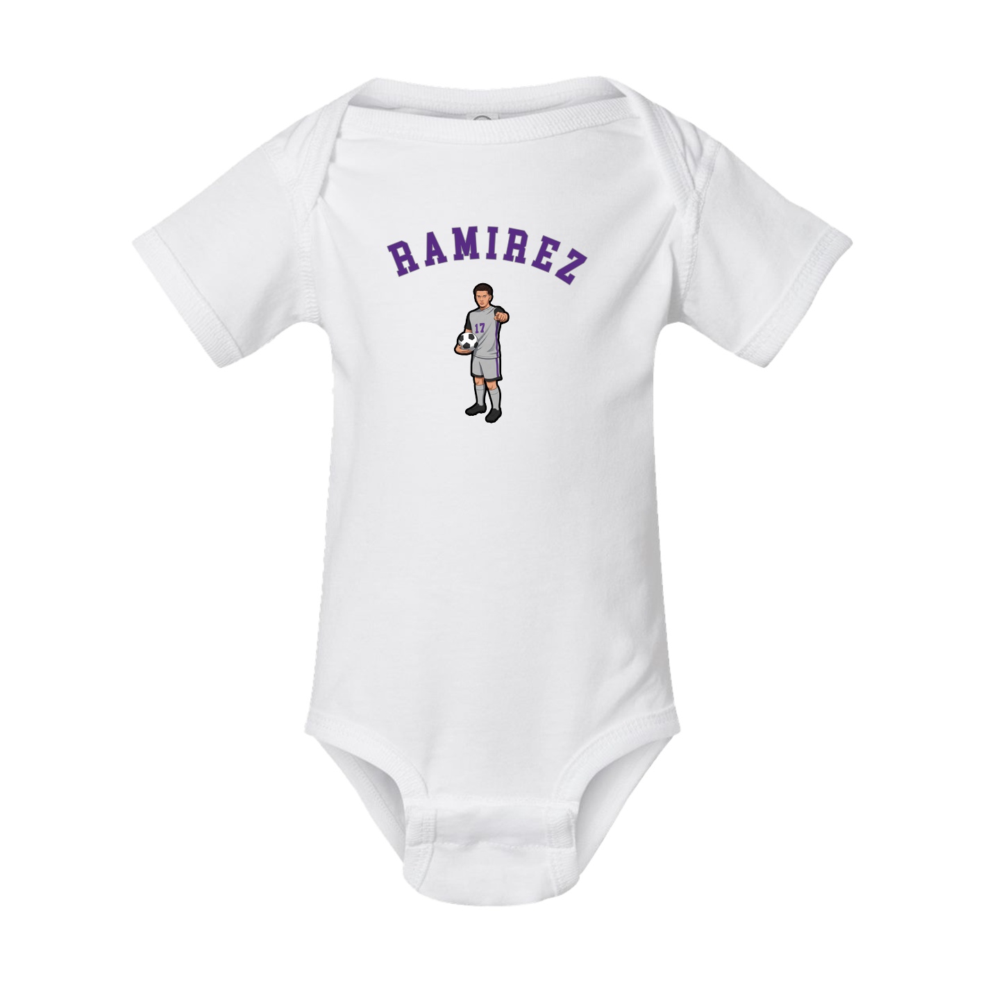 Baby Onesie — Shirsey Arch in White