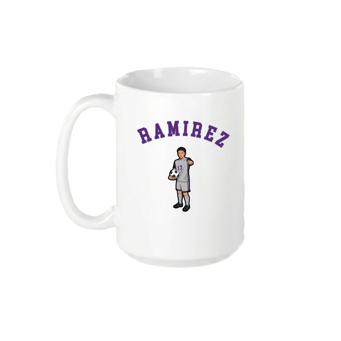 15oz Coffee Mug — Shirsey Arch in White