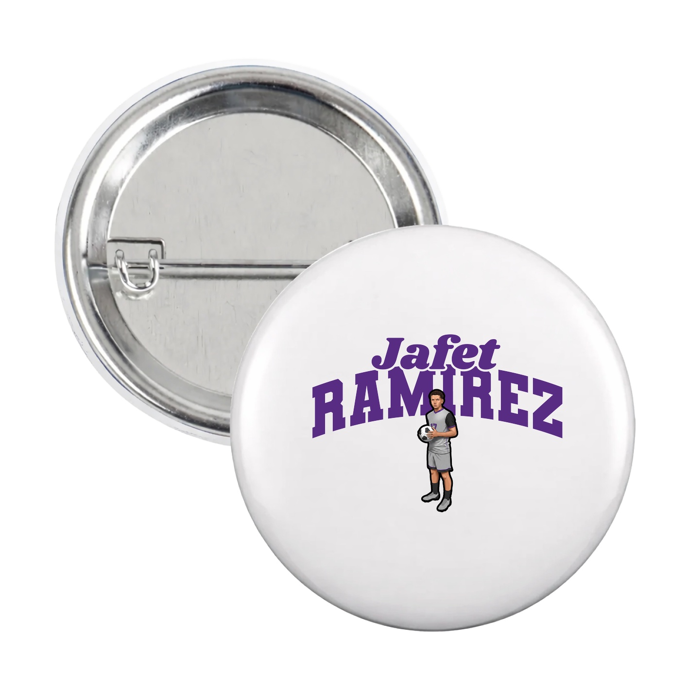 Game Day Button — Signature Arch in White