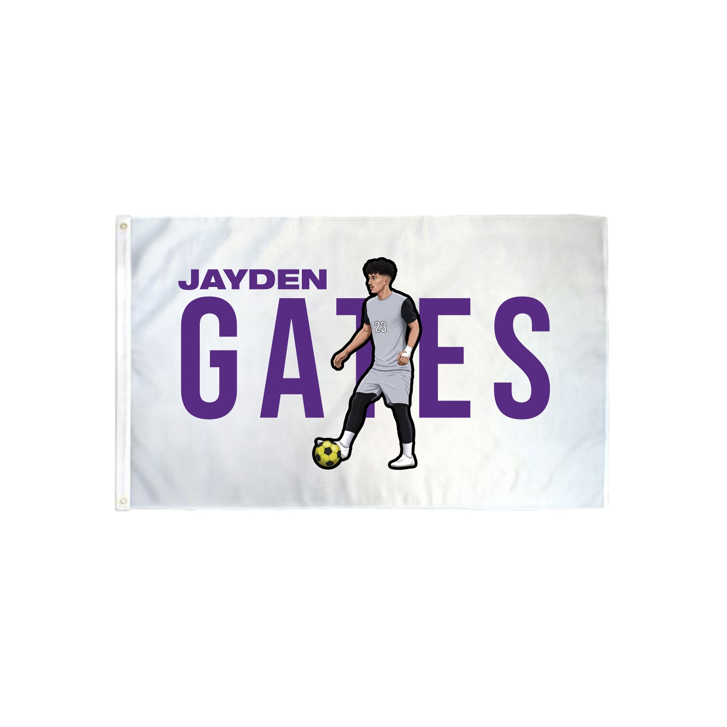 3x5 Flag — Player Name in Classic