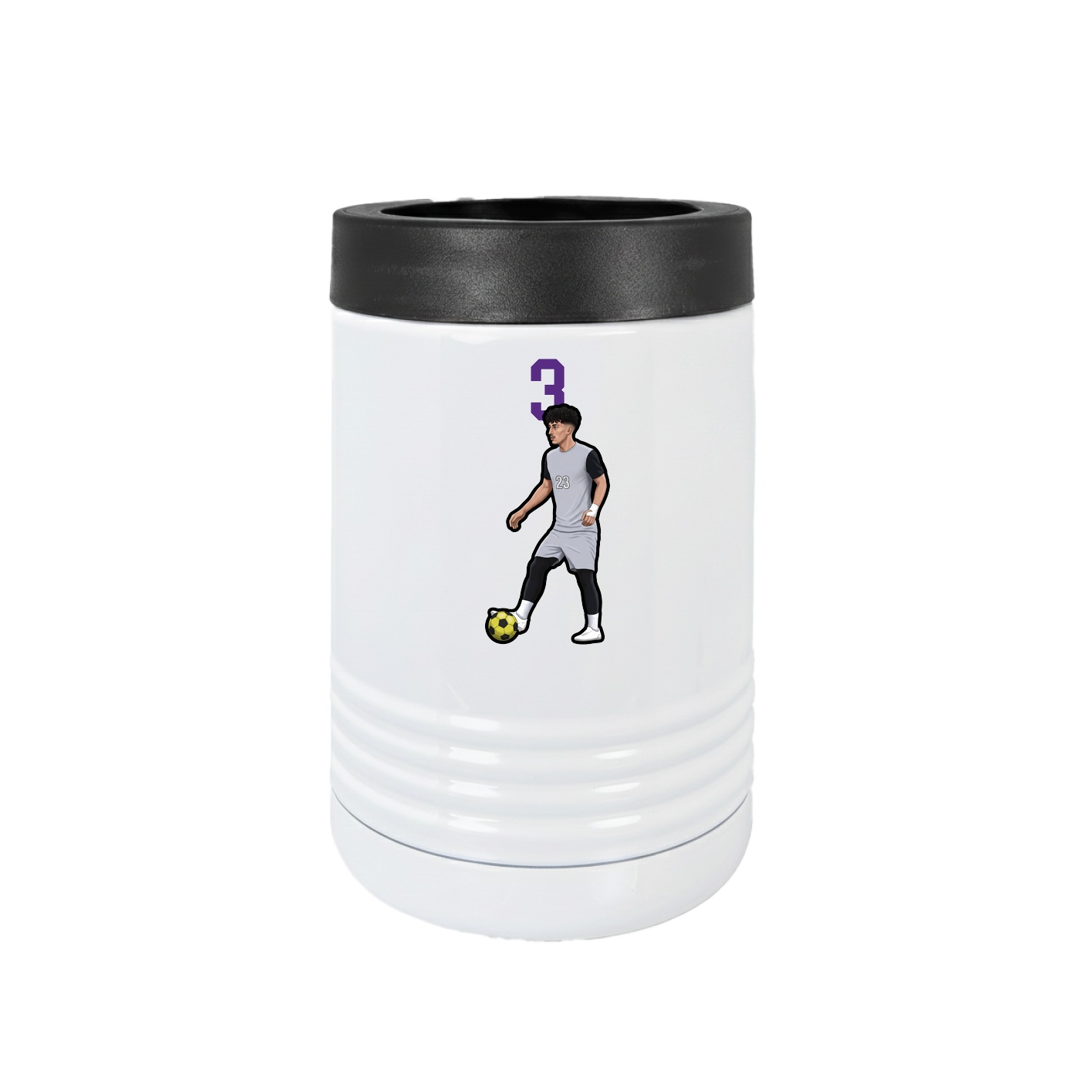 Beverage Holder — Number Top in White