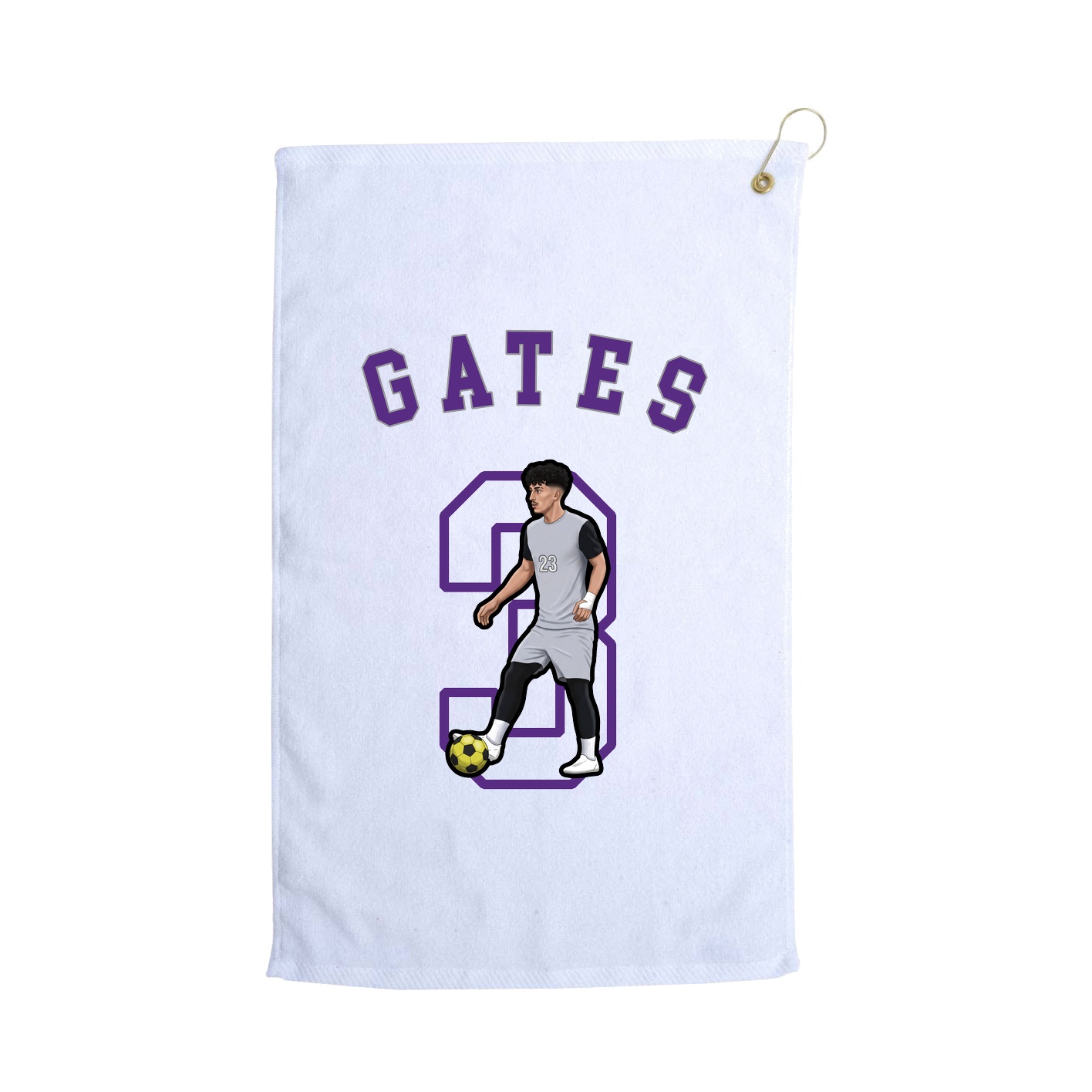 Golf Towel — Shirsey Arch in White