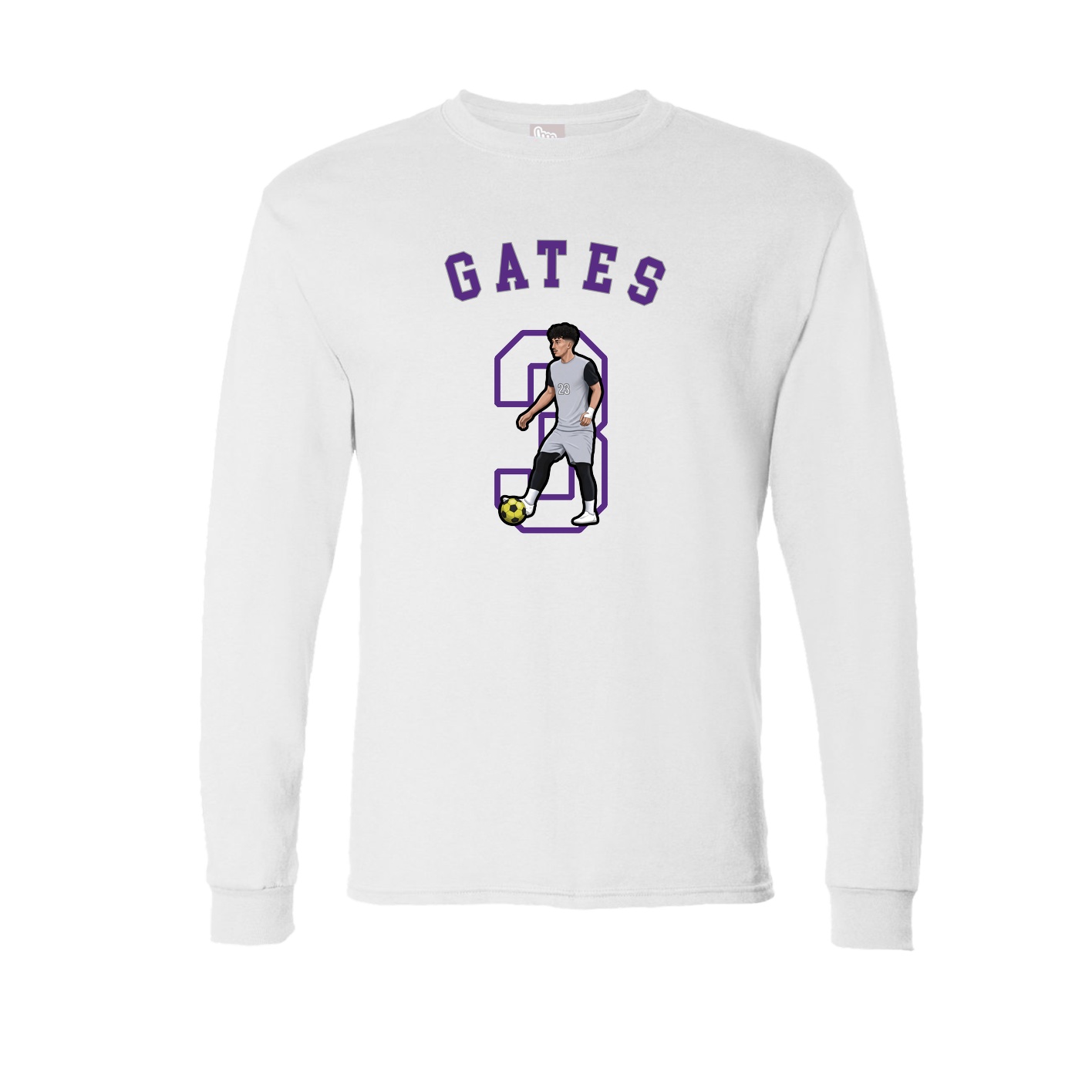 Long Sleeve Tee — Shirsey Arch in White