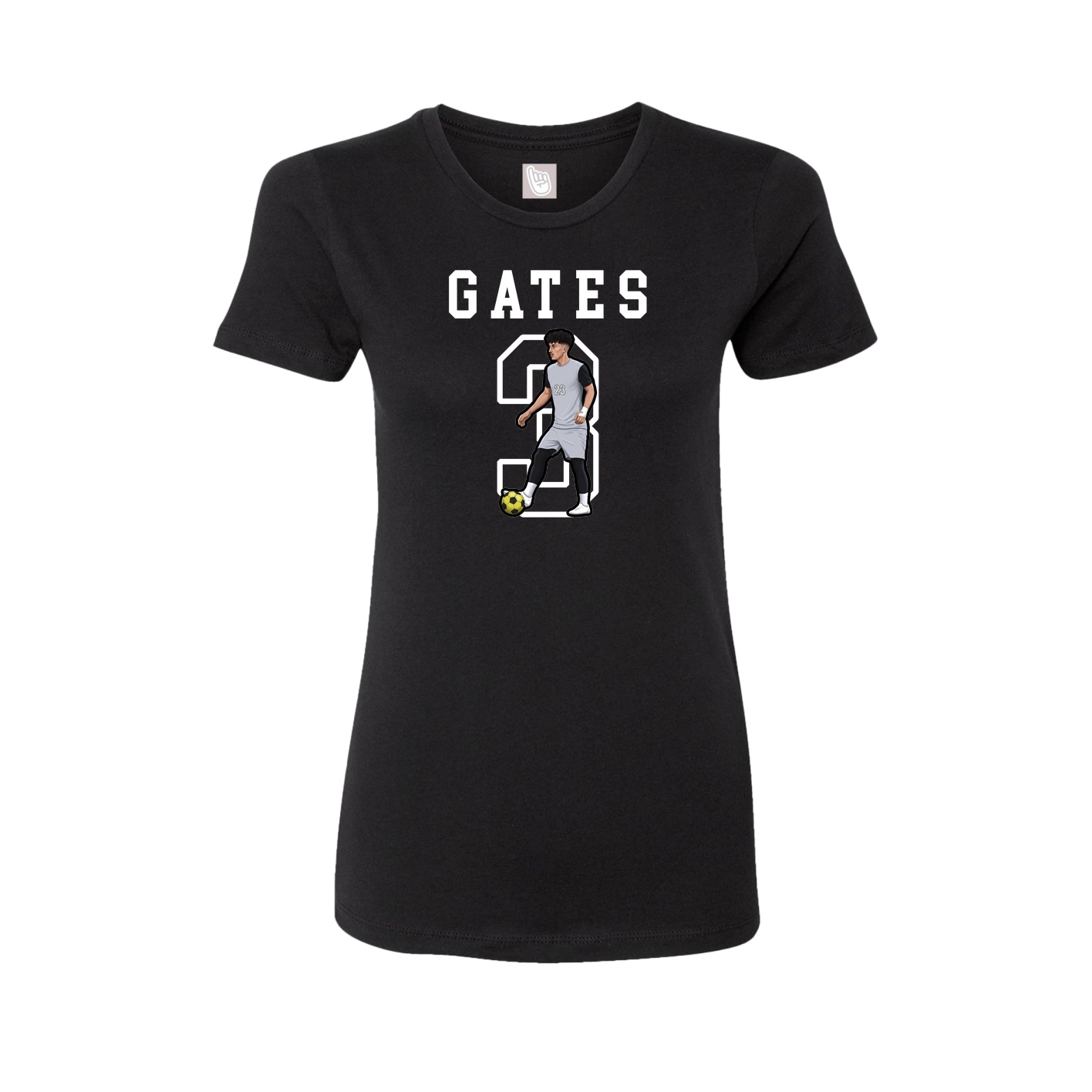 Fitted Women's Tee — Shirsey in Black