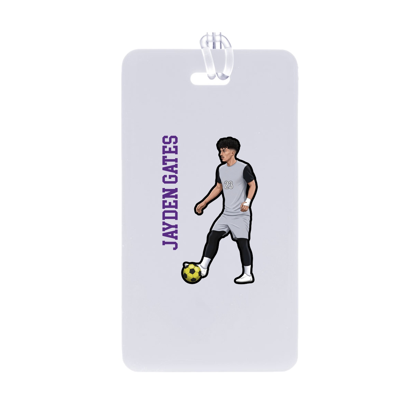 Bag Tag — Name Vertical in Classic