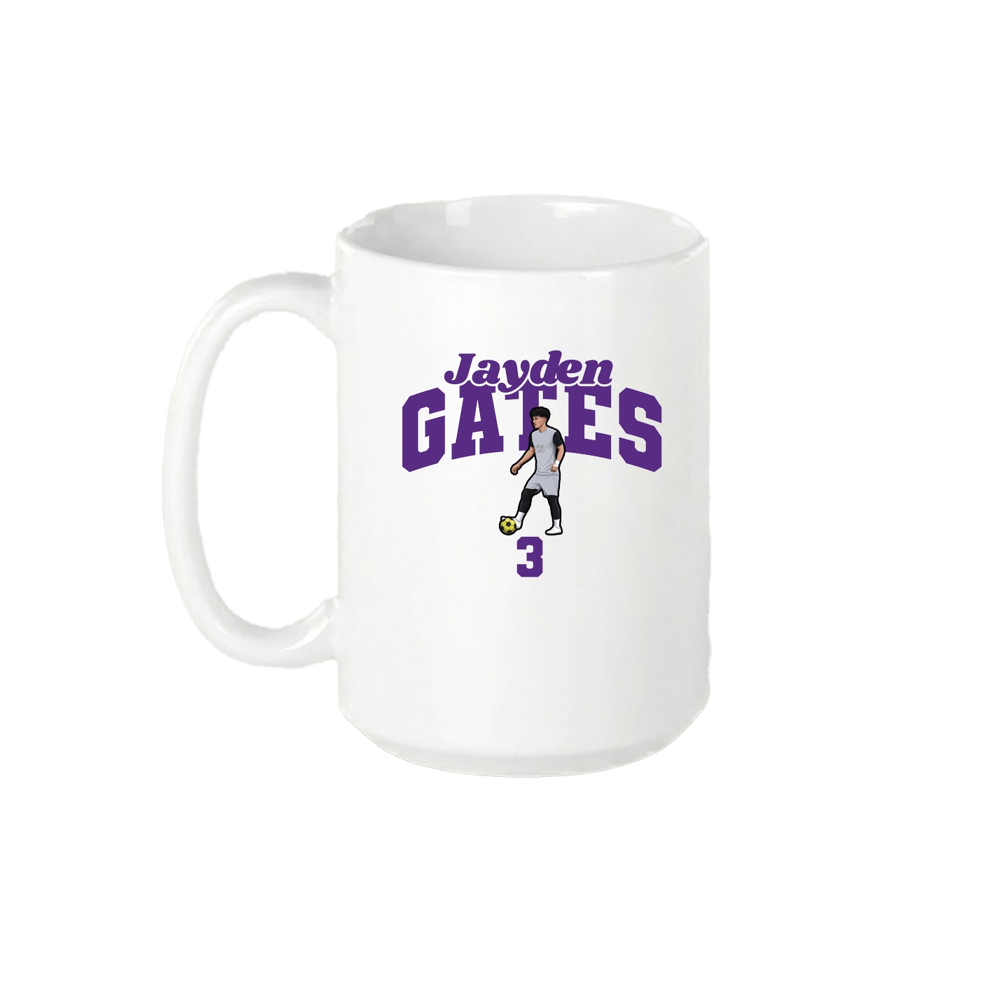 15oz Coffee Mug — Signature Arch in White
