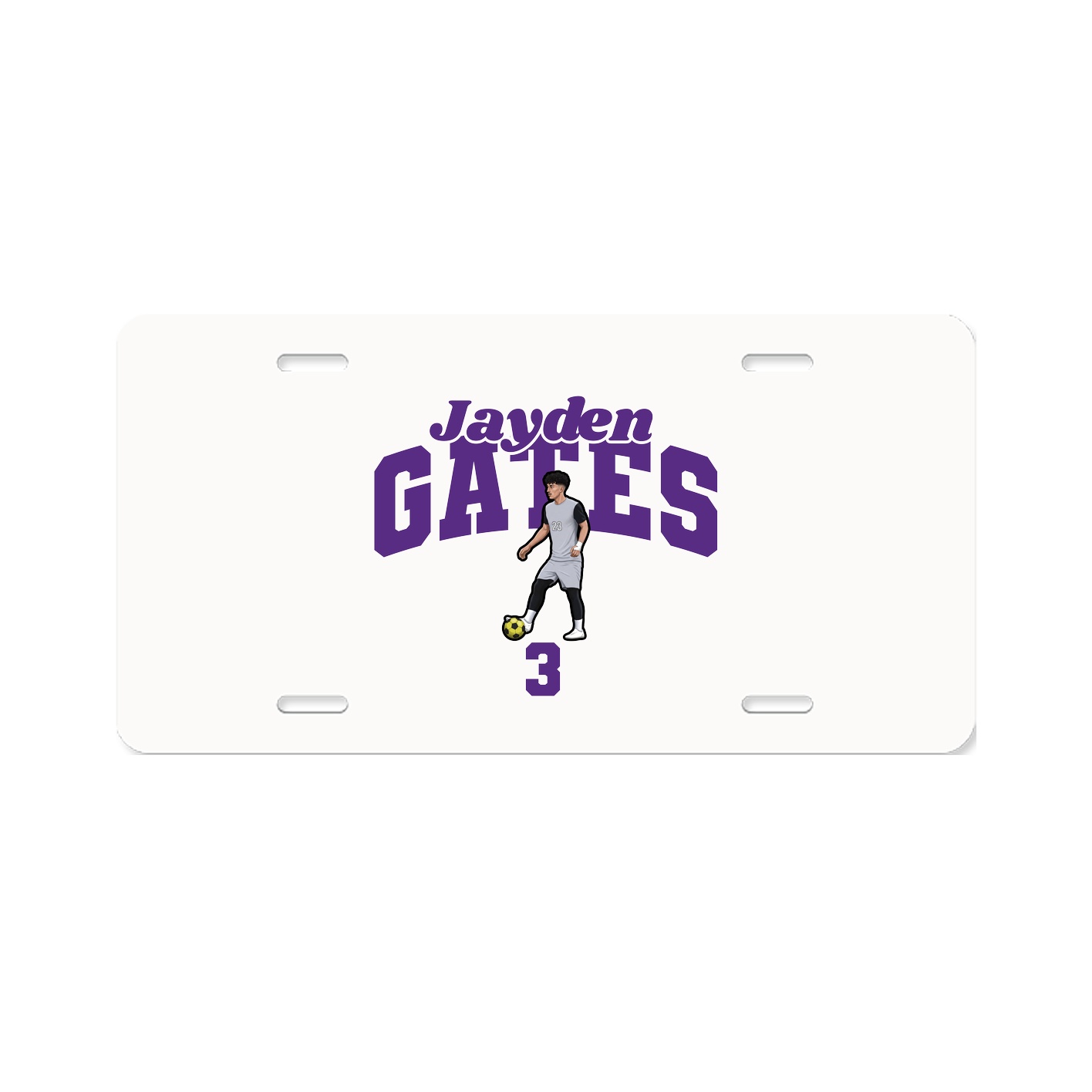 License Plate — Signature Arch in Classic