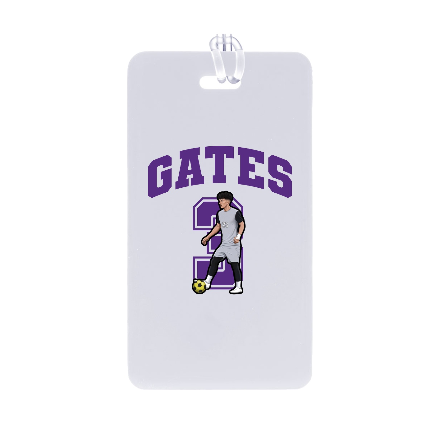 Bag Tag — Number in Classic