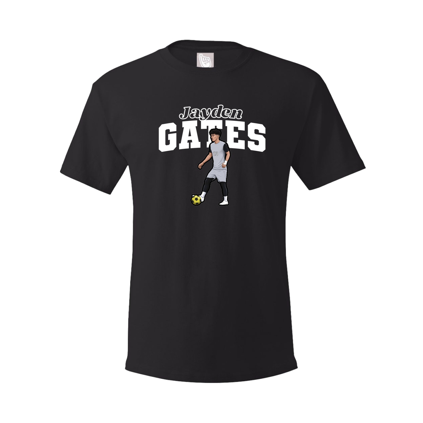 Youth Tee — Name Arch in Black