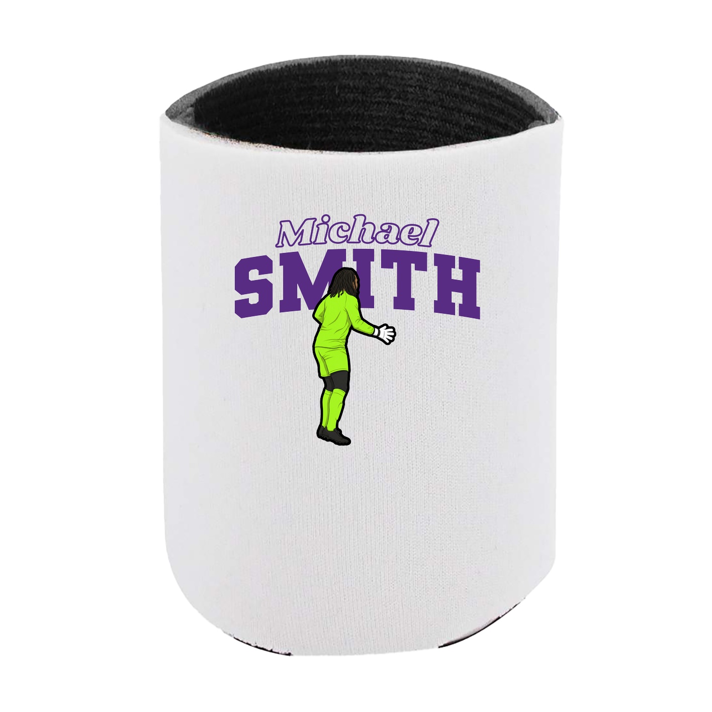Can Holder — Name Arch in White