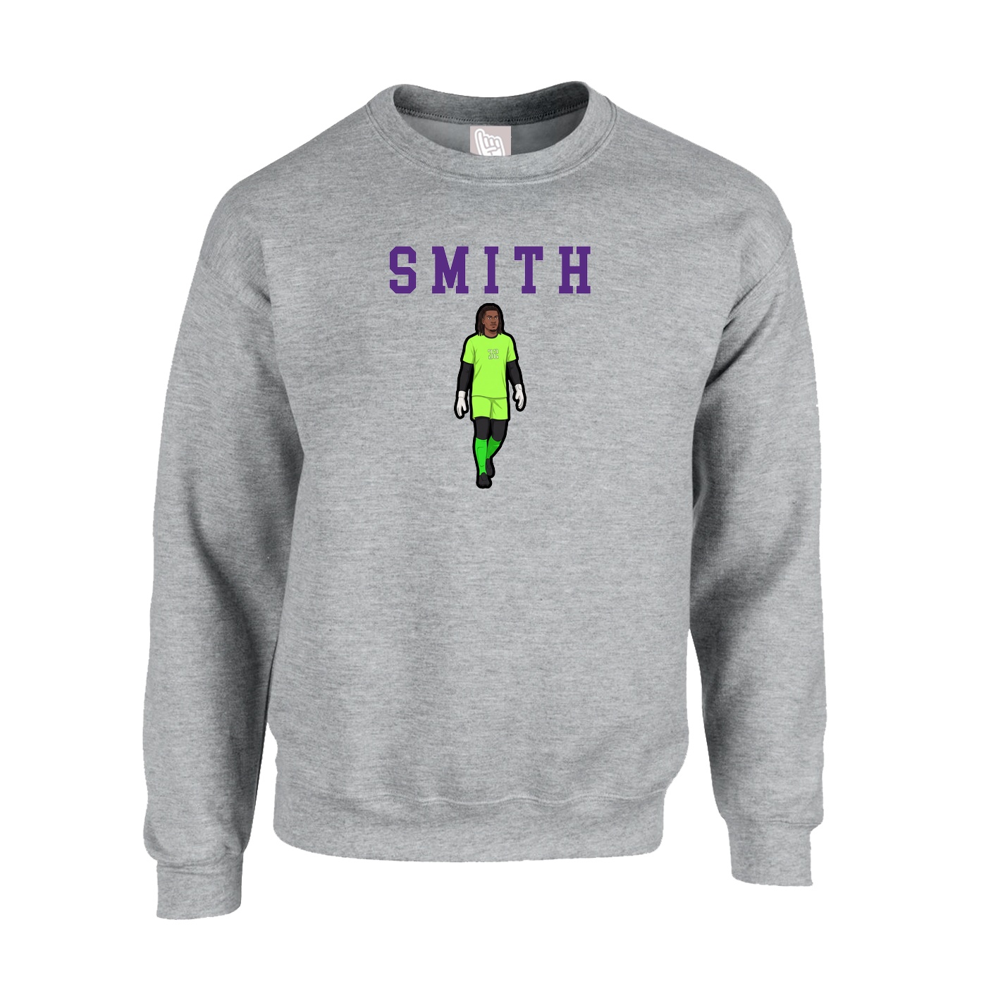 Fleece Crew — Shirsey in Grey