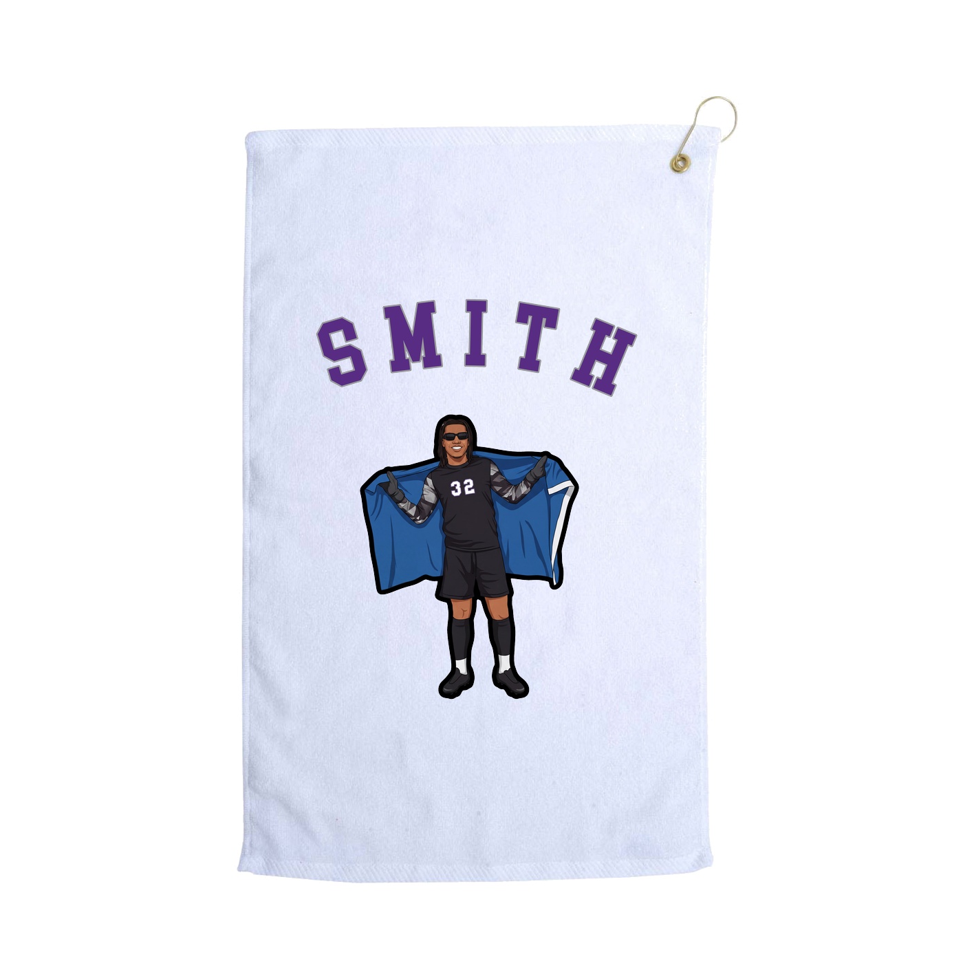 Golf Towel — Shirsey Arch in White