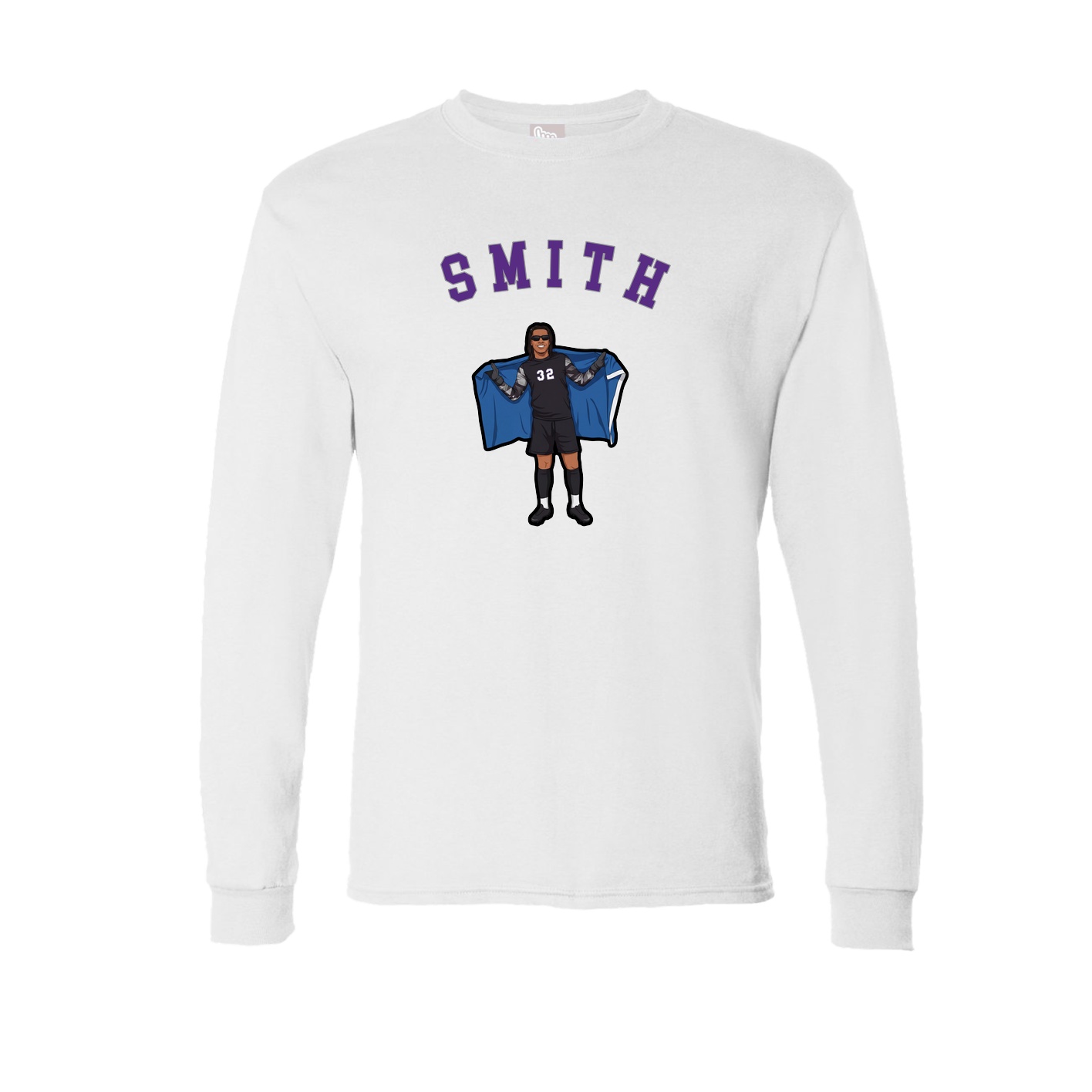 Long Sleeve Tee — Shirsey Arch in White