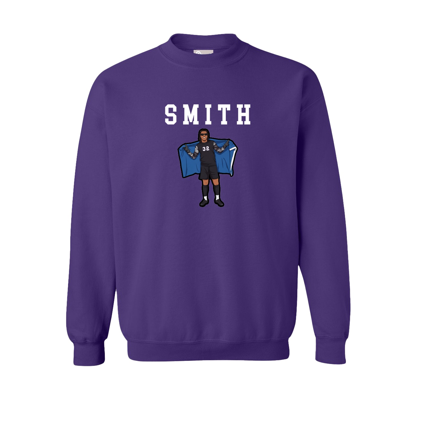 Fleece Crew — Shirsey in Purple