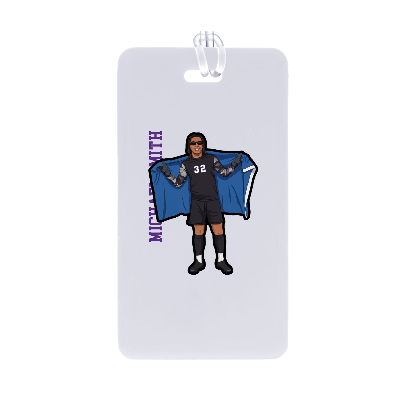 Bag Tag — Name Vertical in Classic