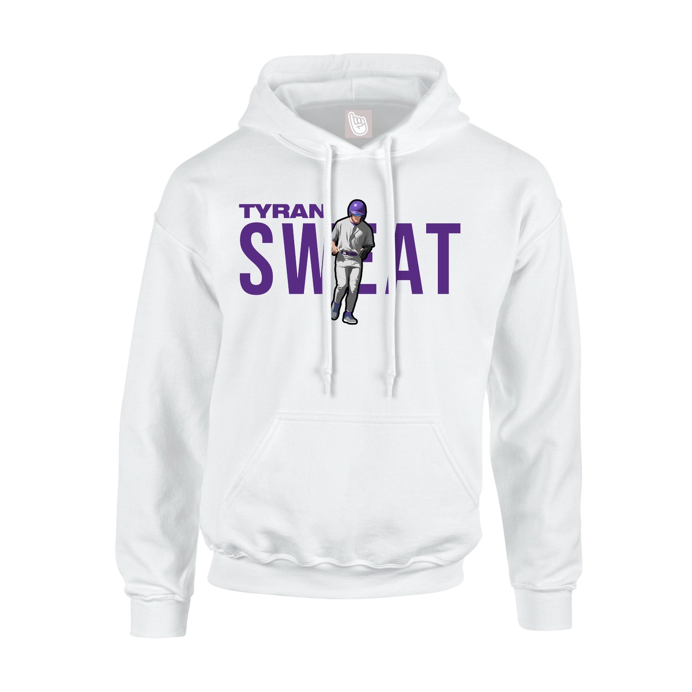 Hoodie — Player Name in White
