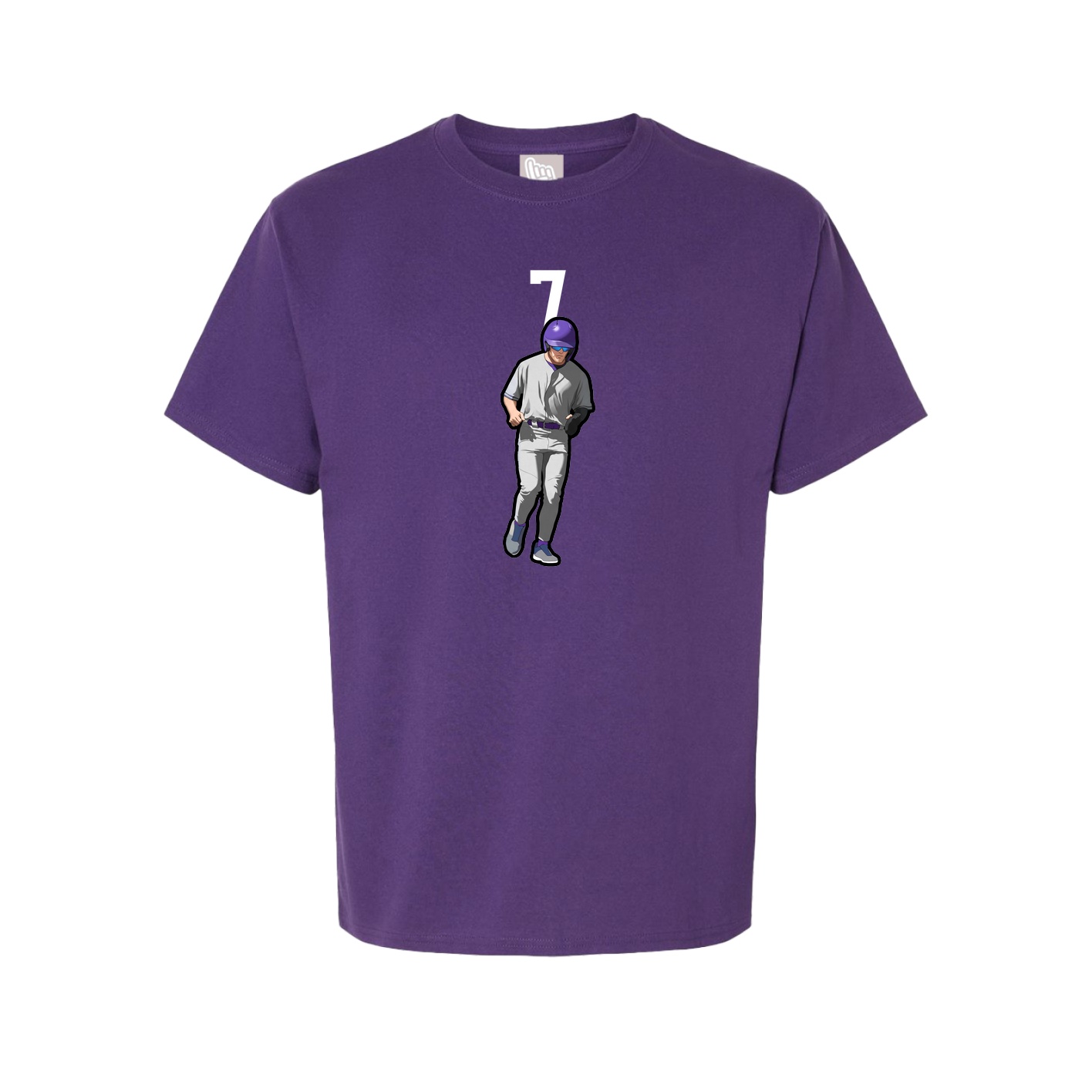 Tee — Number Top in Purple