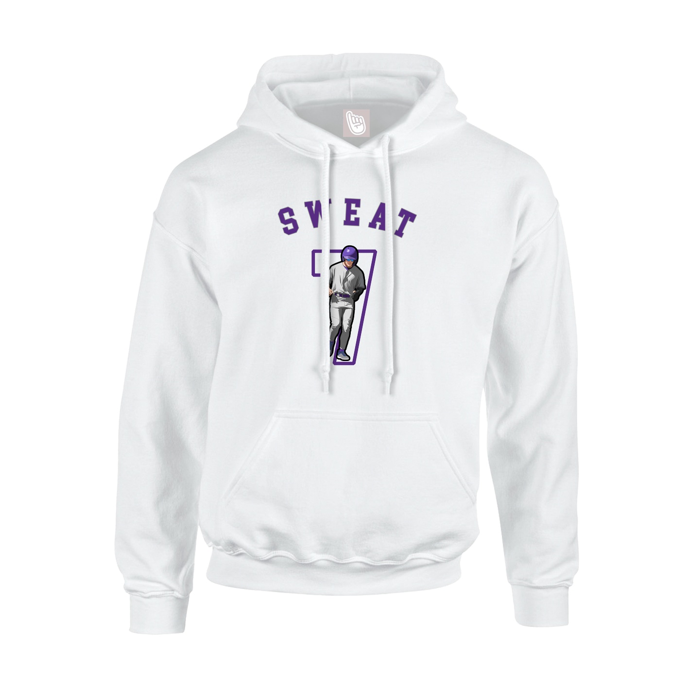 Hoodie — Shirsey Arch in White