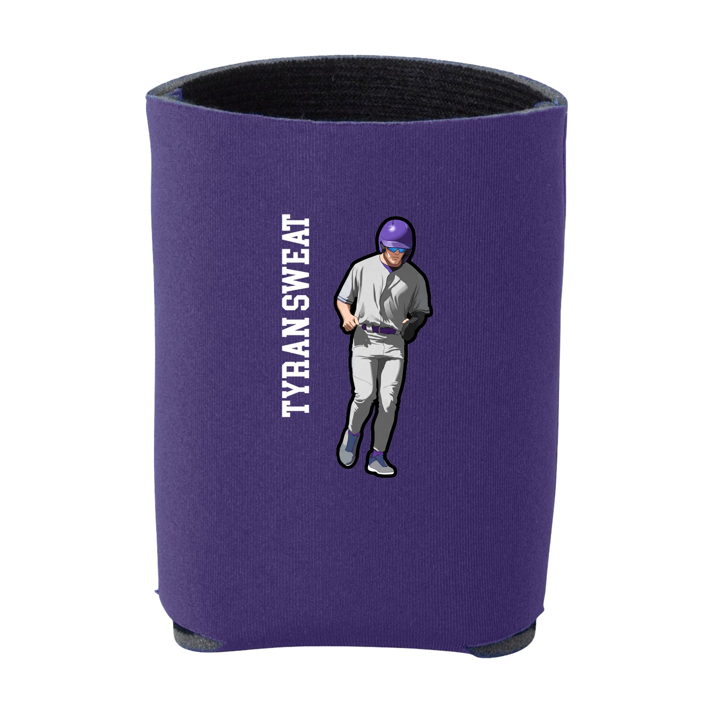 Can Holder — Name Vertical in Purple