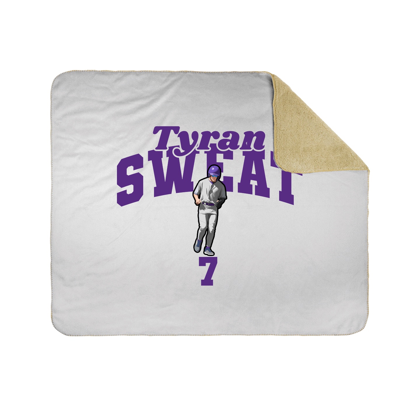 Throw Blanket — Signature Arch in White