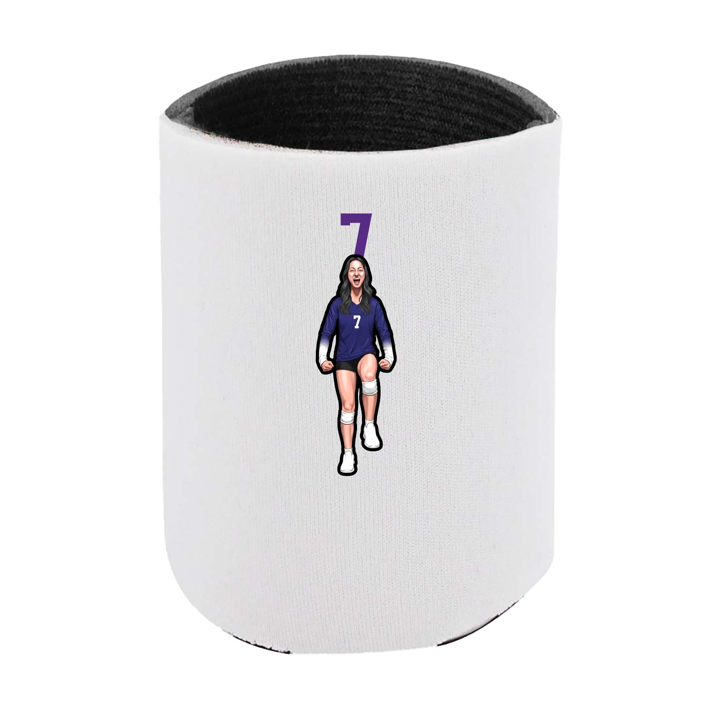 Can Holder — Number Top in White