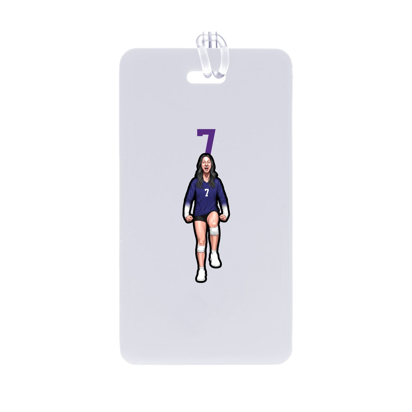 Bag Tag — Number Top in Classic