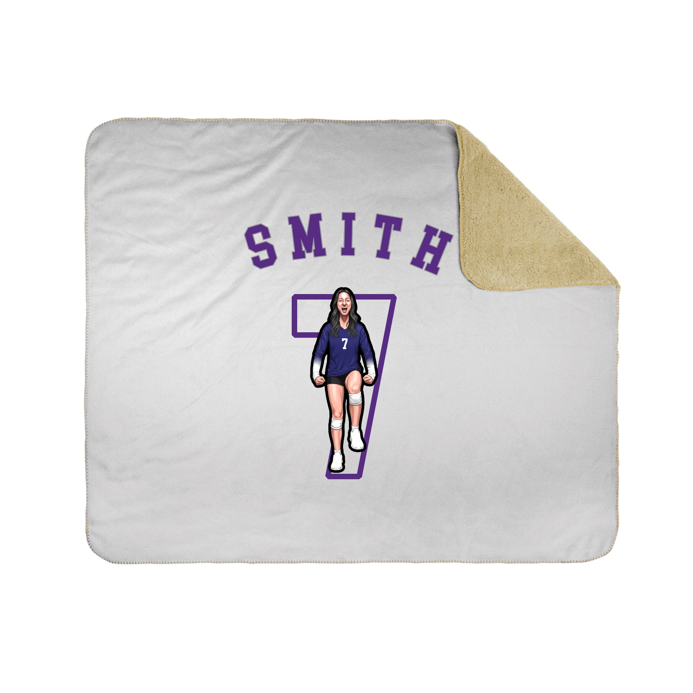 Throw Blanket — Shirsey Arch in White