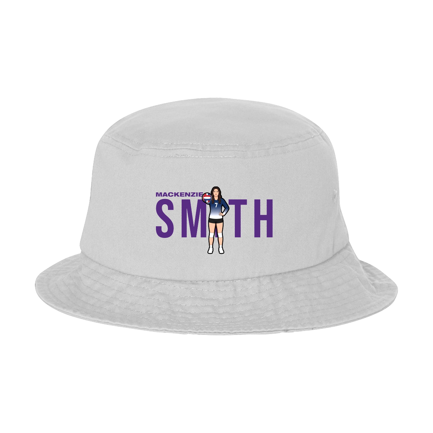 Bucket Cap — Player Name in White
