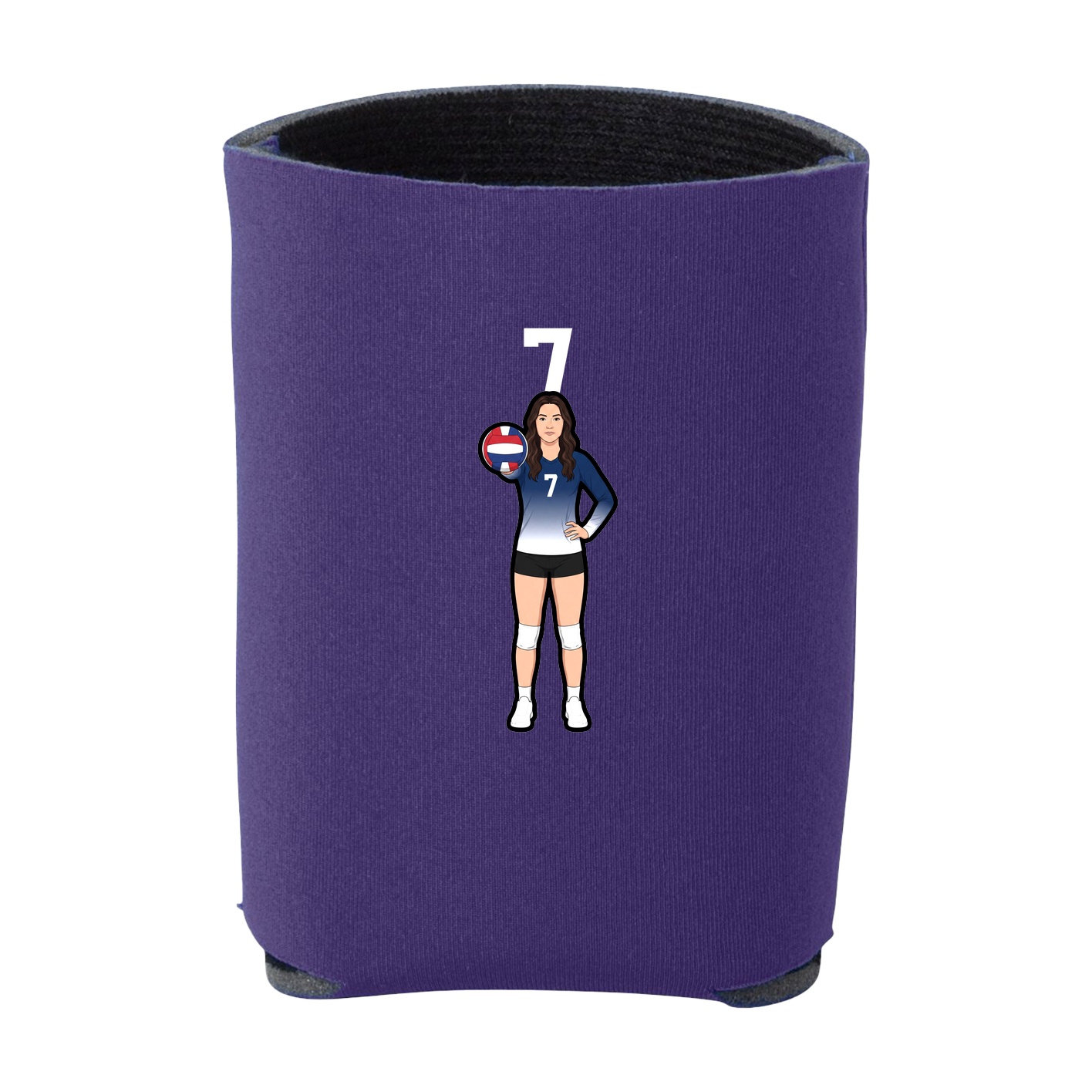 Can Holder — Number Top in Purple