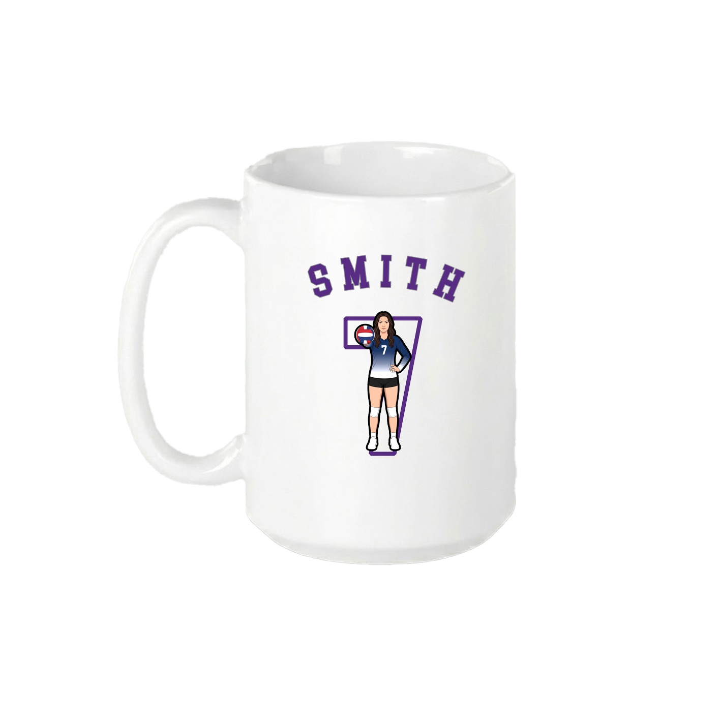 15oz Coffee Mug — Shirsey Arch in White
