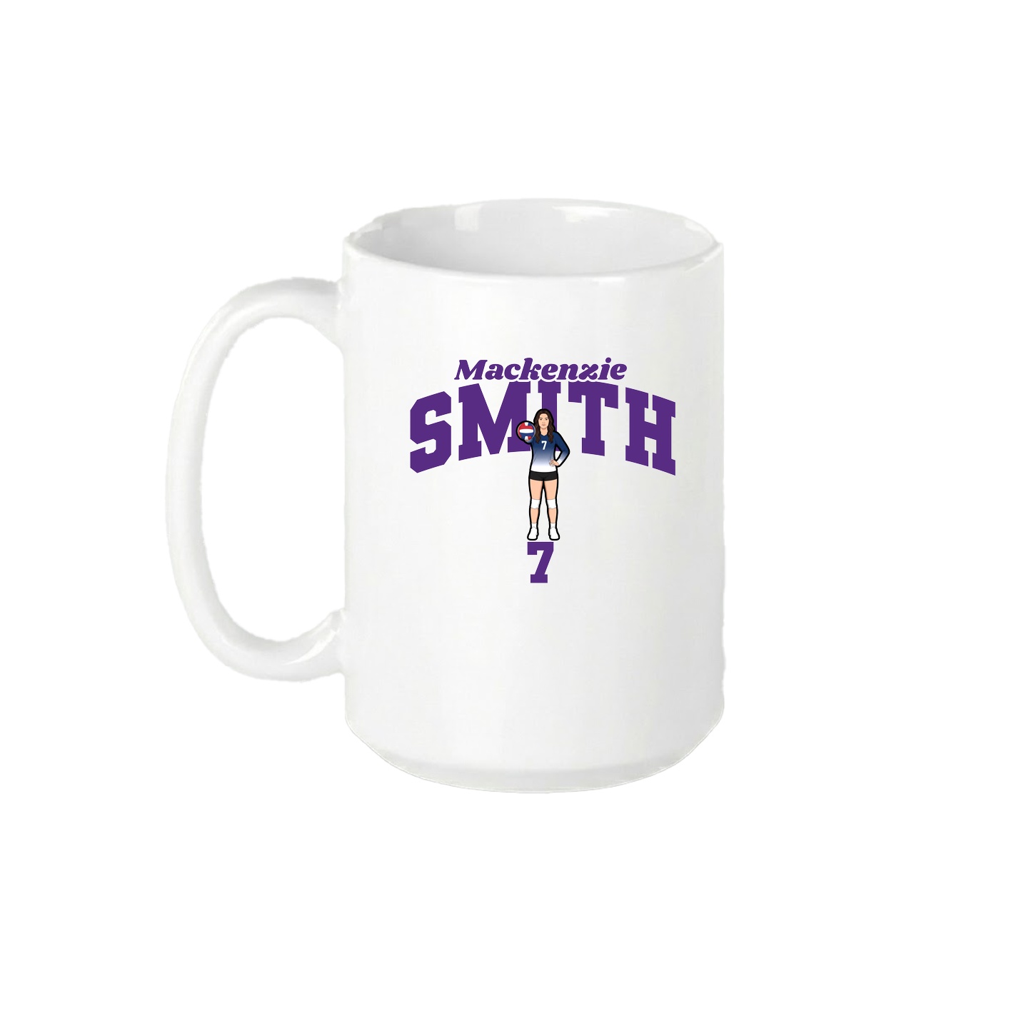 15oz Coffee Mug — Signature Arch in White