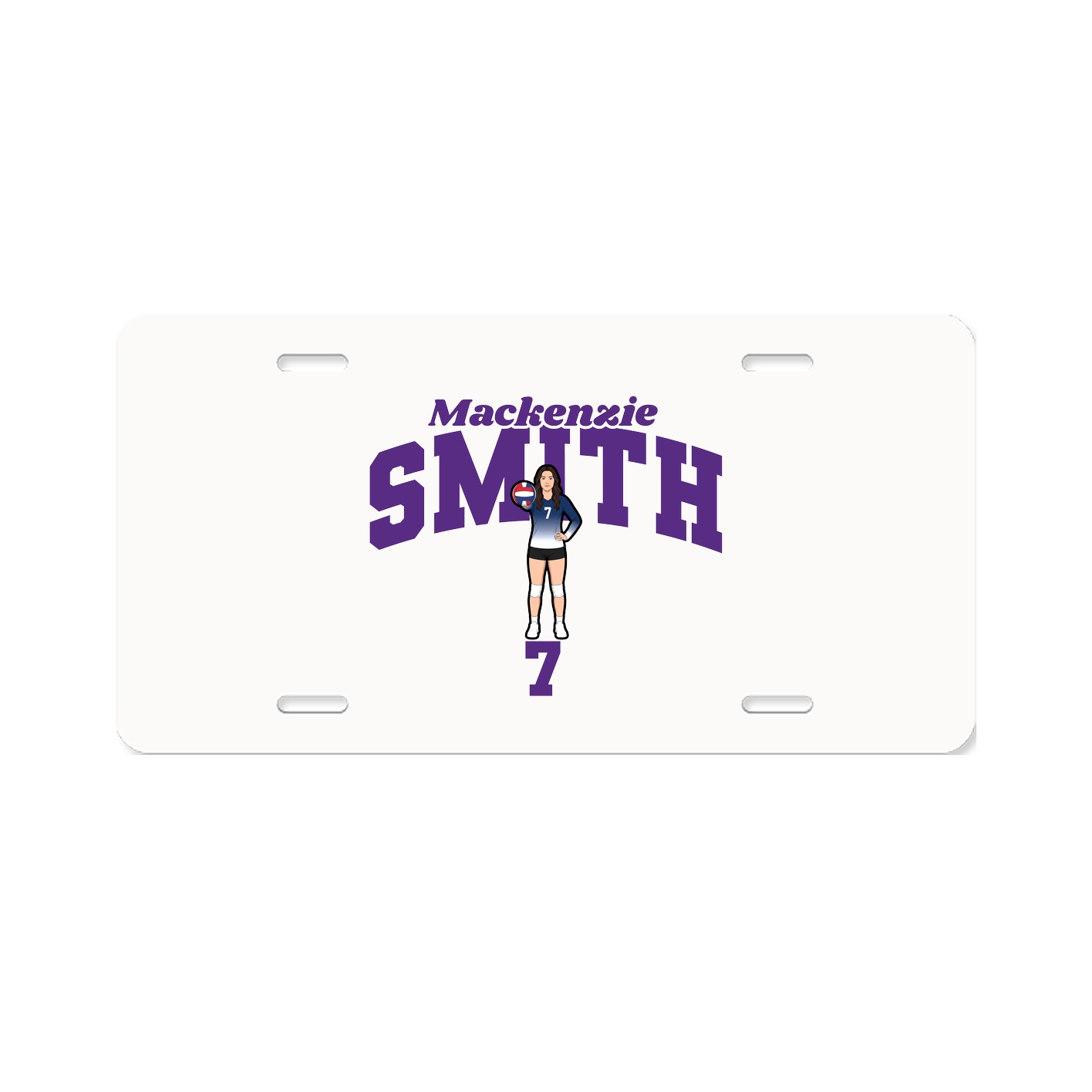 License Plate — Signature Arch in Classic