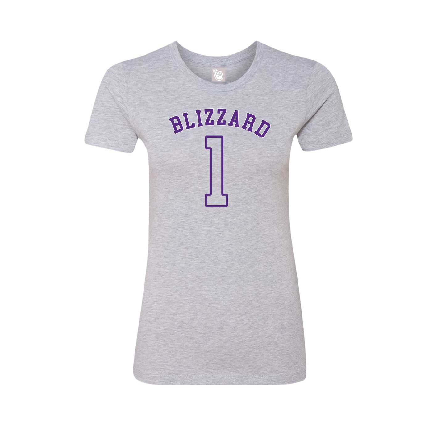 Fitted Women's Tee — Shirsey Arch in Grey