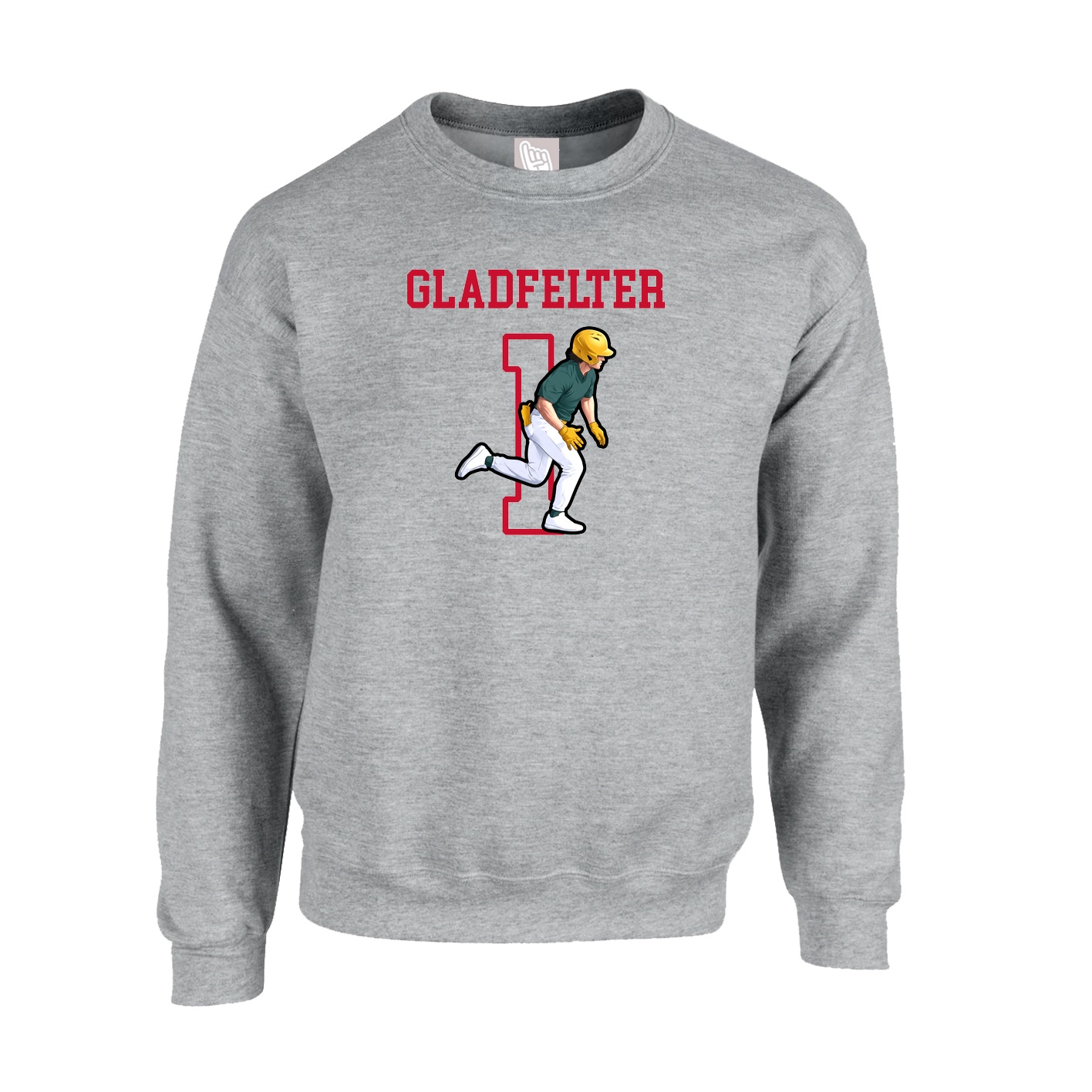 Fleece Crew — Shirsey in Grey