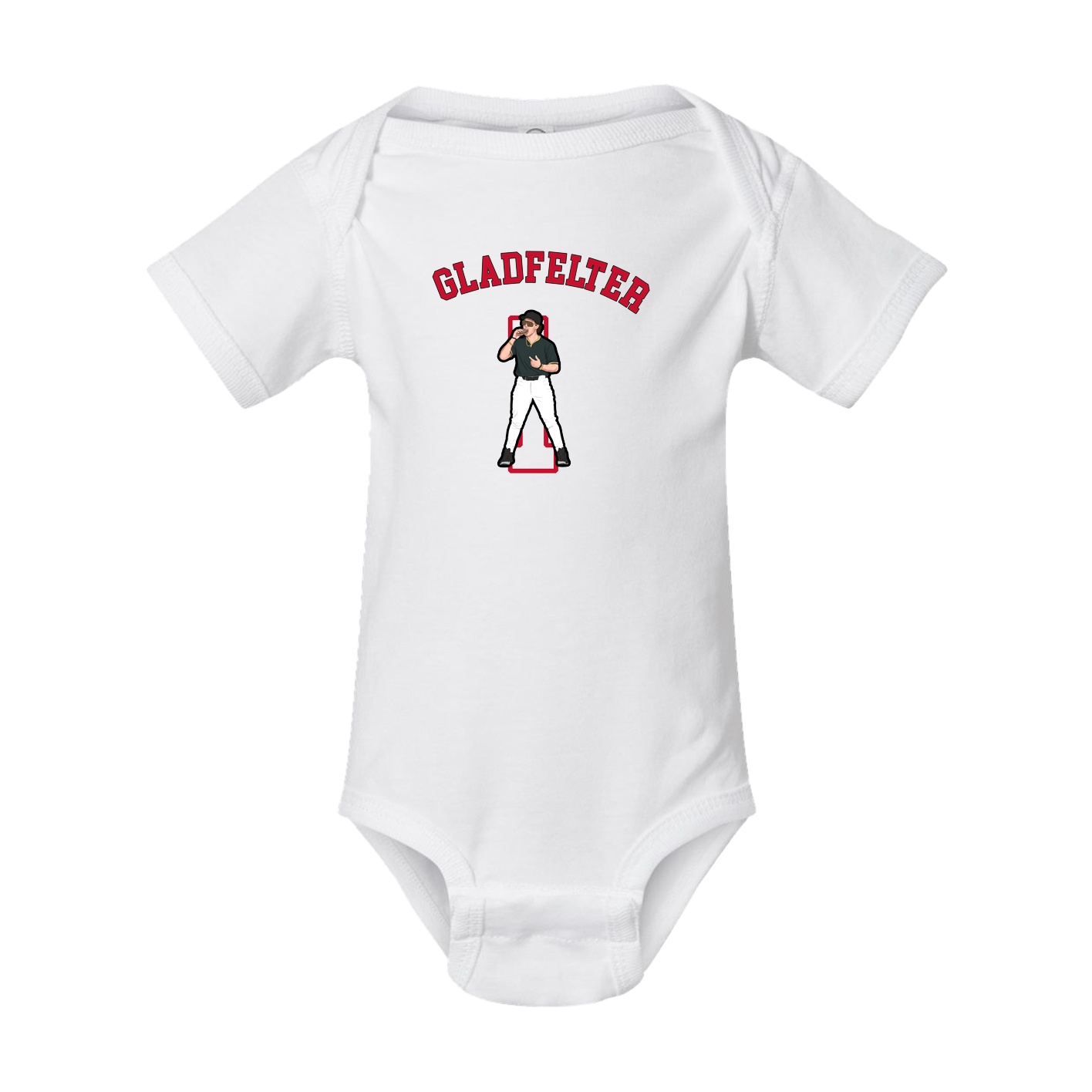 Baby Onesie — Shirsey Arch in White