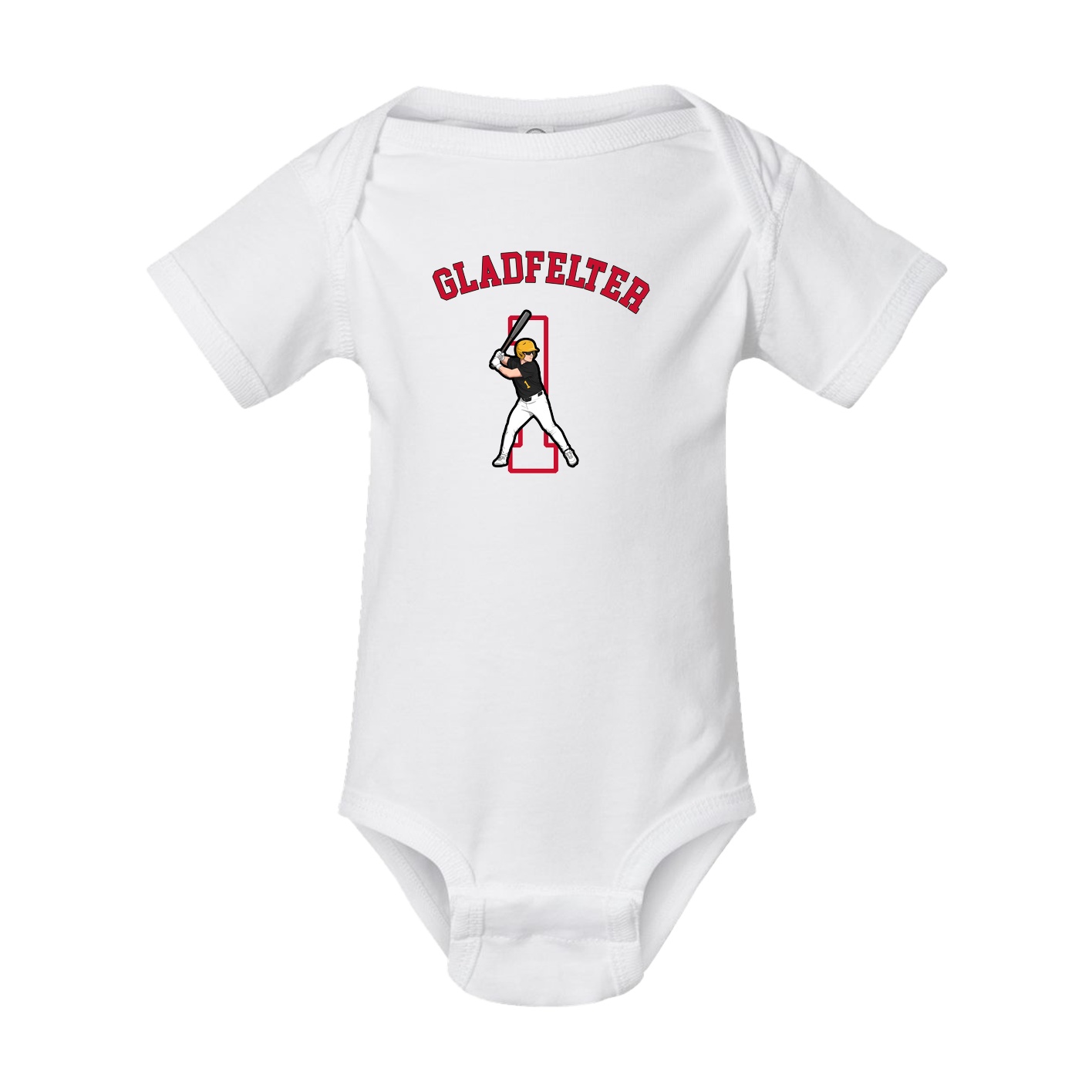 Baby Onesie — Shirsey Arch in White