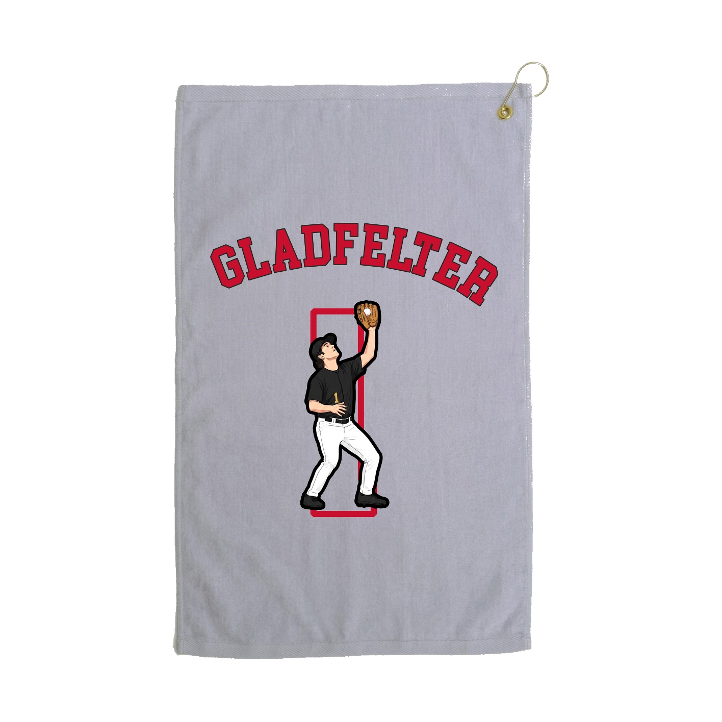 Golf Towel — Shirsey Arch in Grey