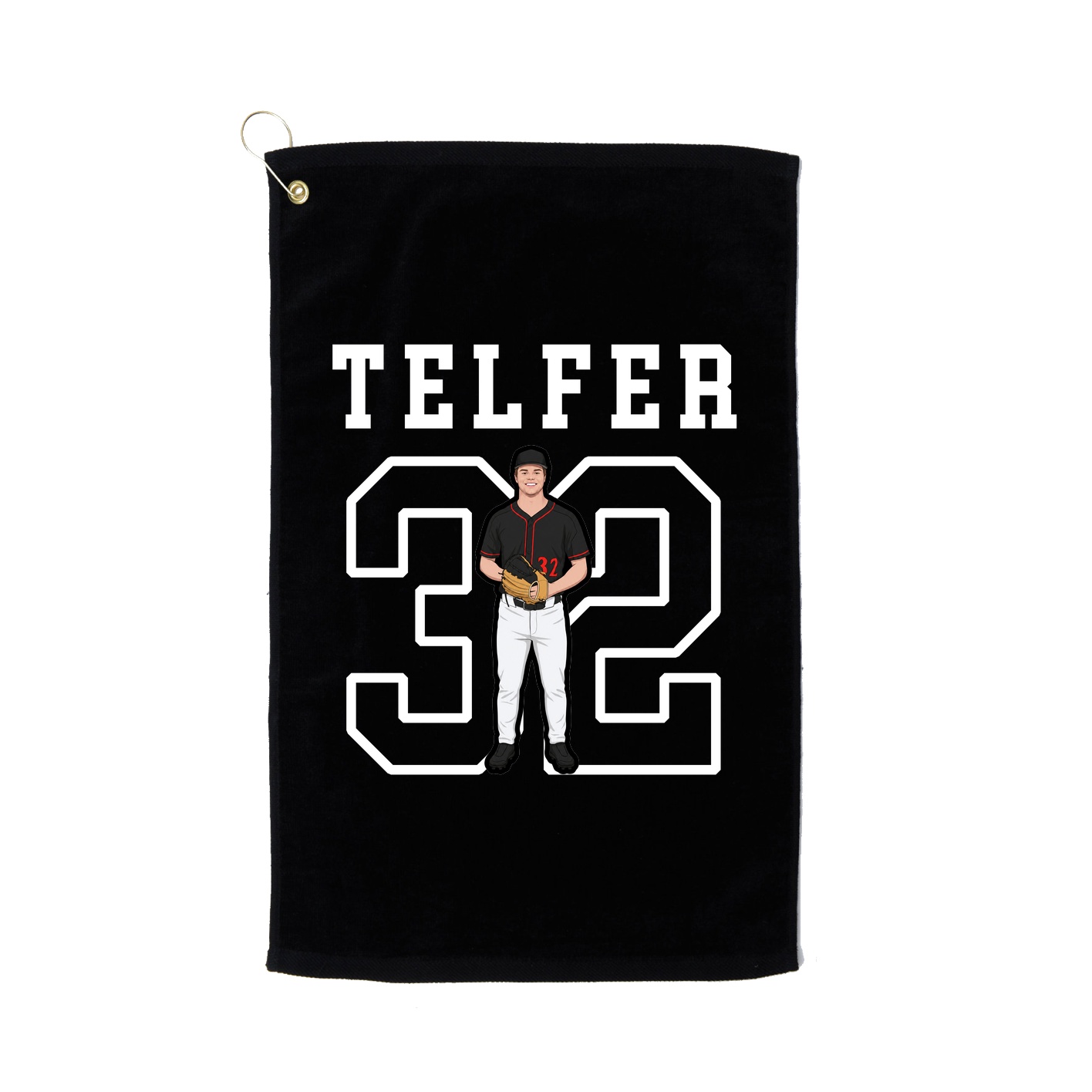 Golf Towel — Shirsey in Black