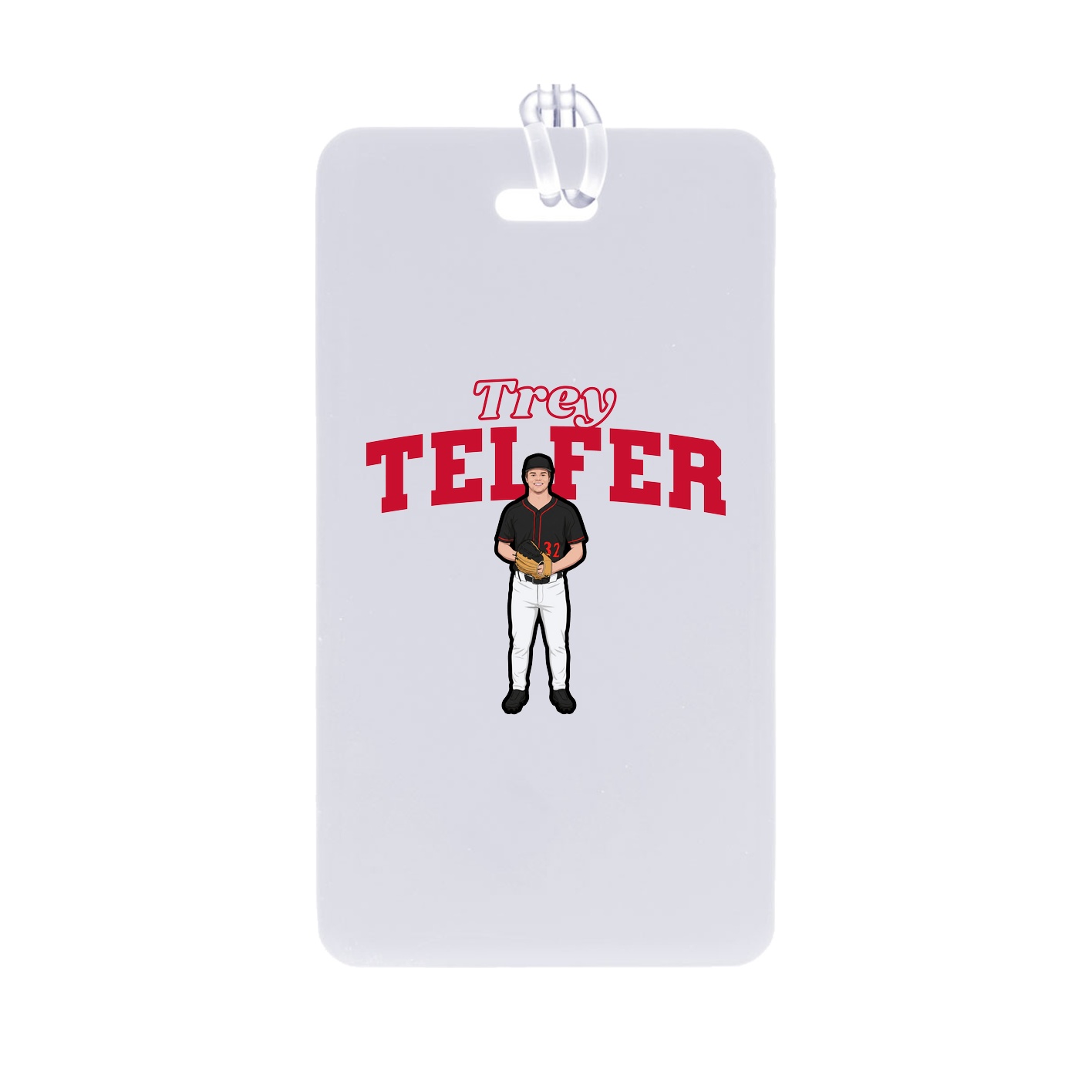 Bag Tag — Name Arch in Classic