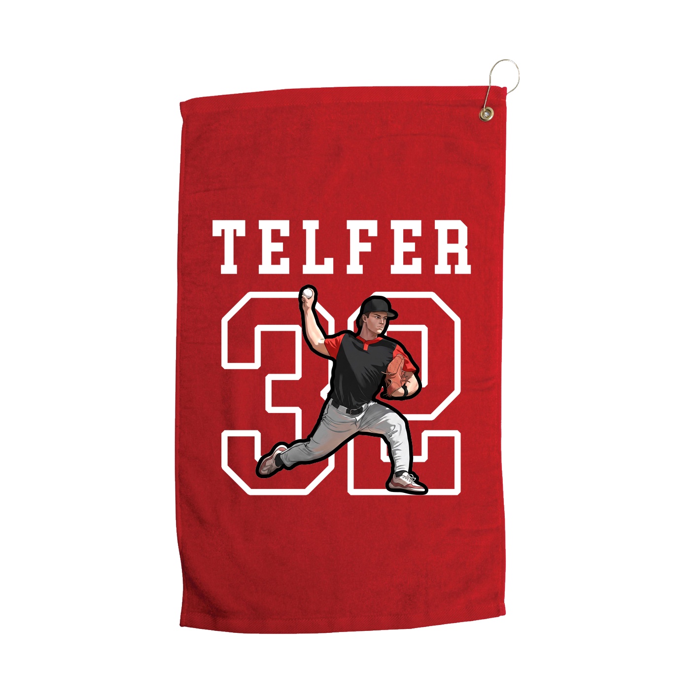 Golf Towel — Shirsey in Red
