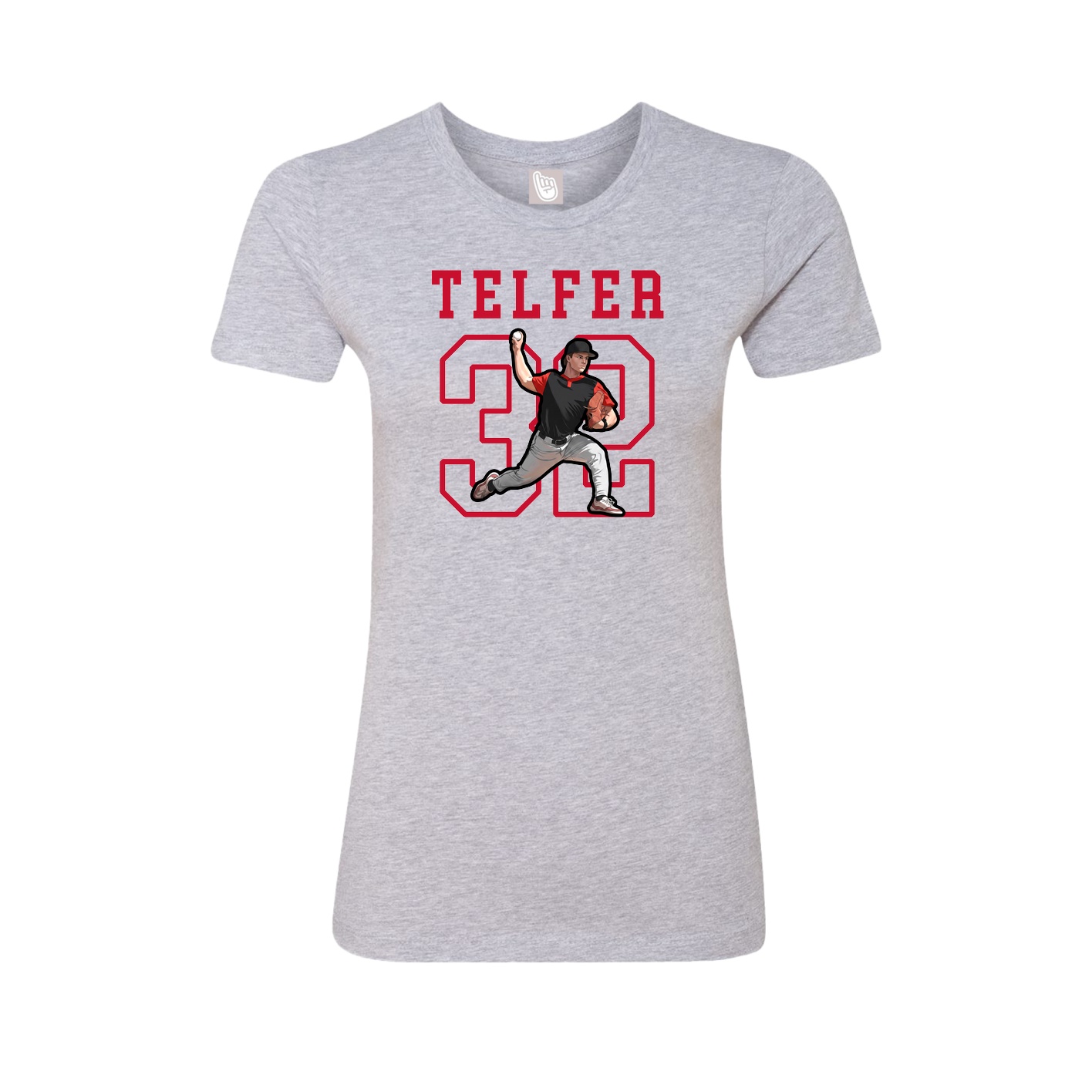 Fitted Women's Tee — Shirsey in Grey