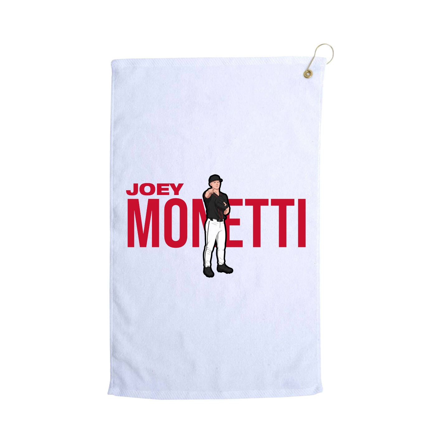 Golf Towel — Player Name in White