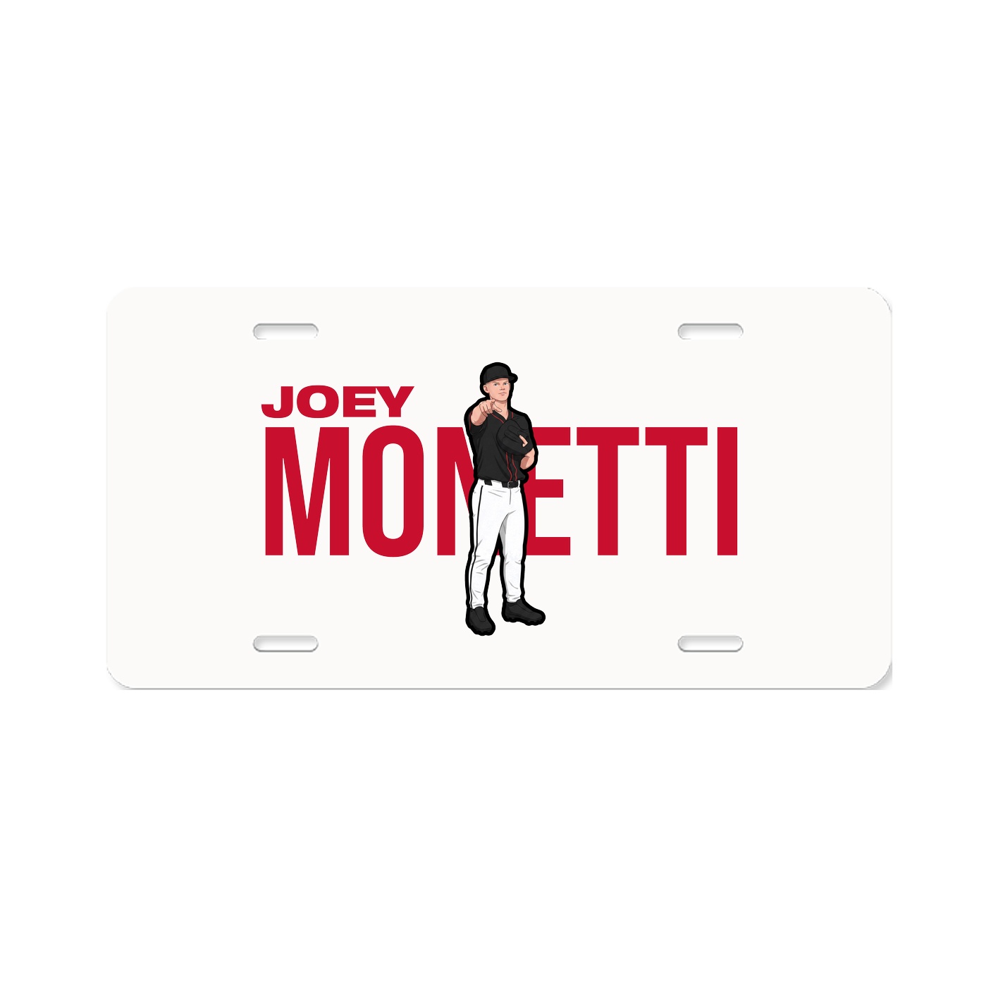 License Plate — Player Name in Classic