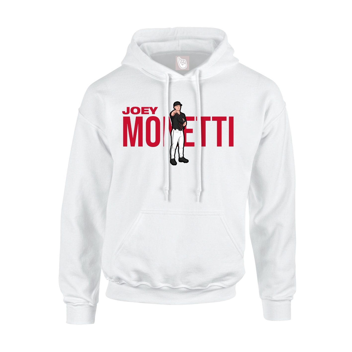 Hoodie — Player Name in White
