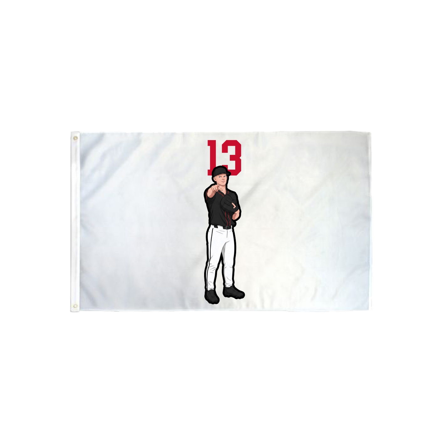 3x5 Flag — Number Top in Classic