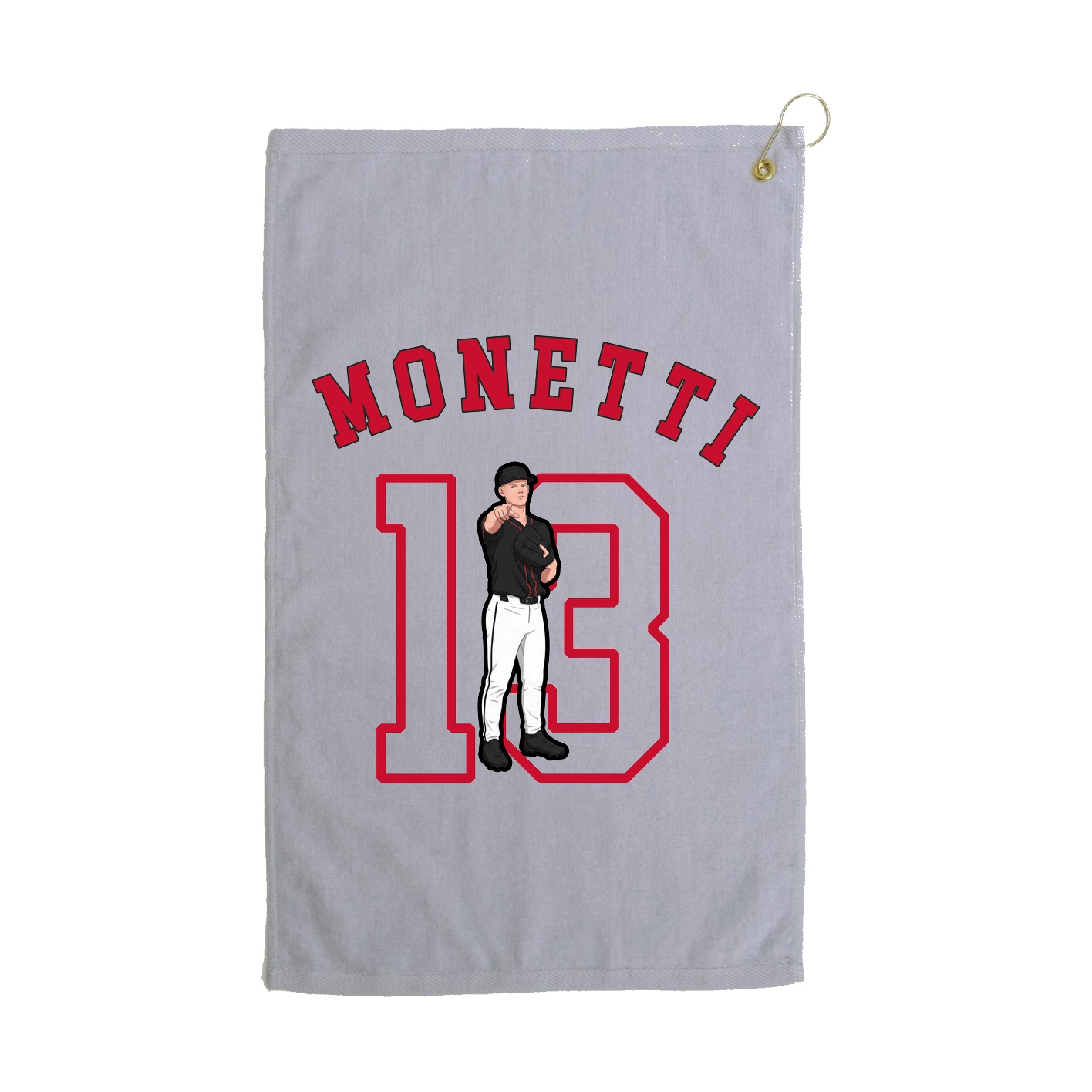 Golf Towel — Shirsey Arch in Grey