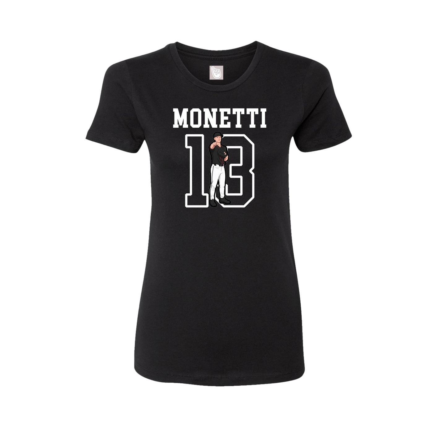 Fitted Women's Tee — Shirsey in Black